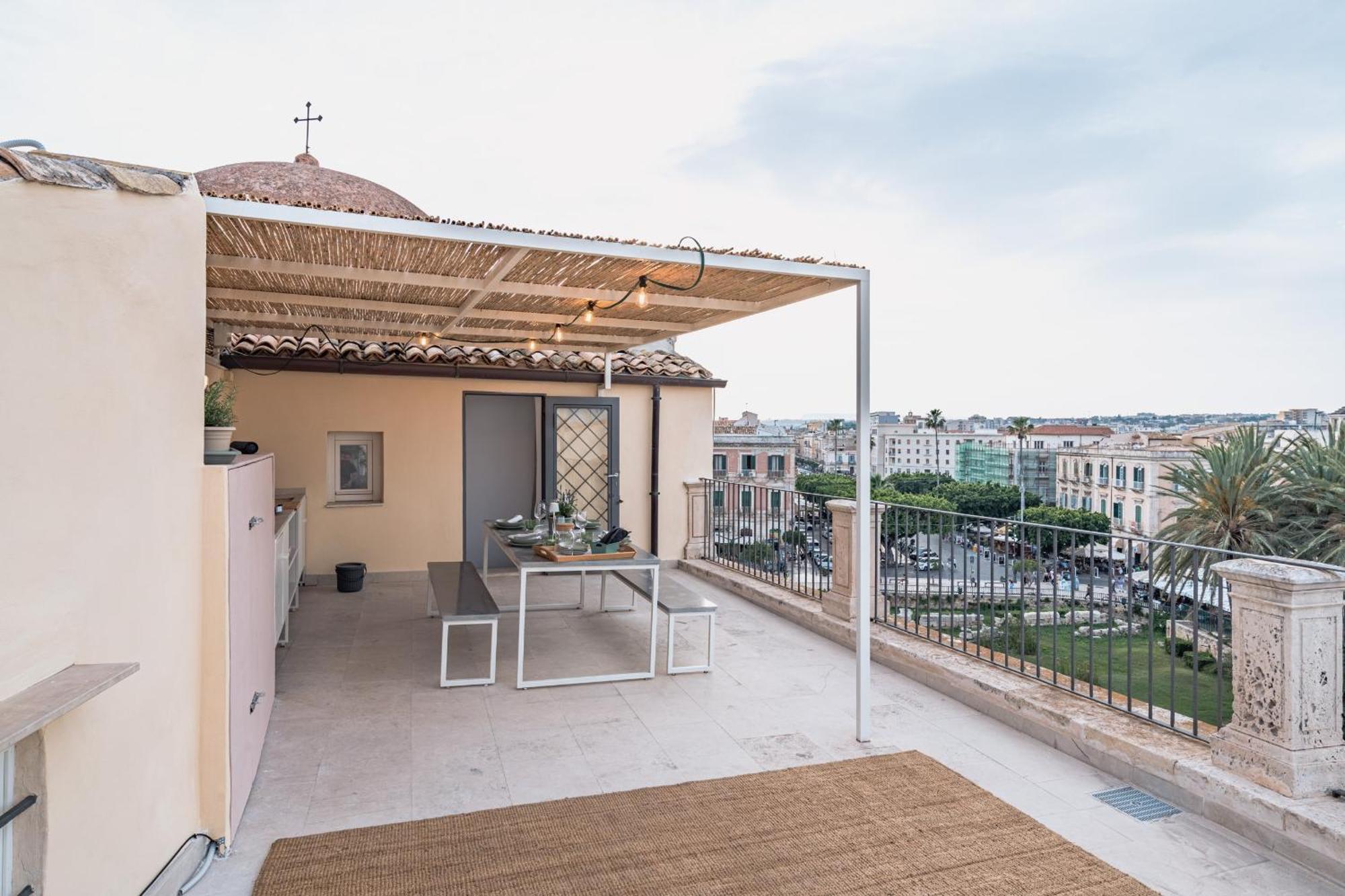 Alma Maris Terrazza Al Tempio By Bed&Bros Lägenhet Syrakusa Exteriör bild